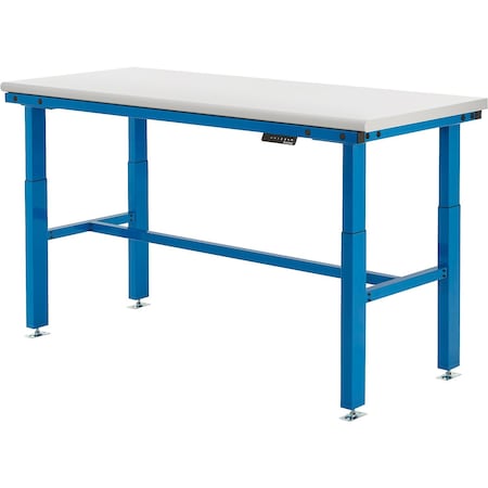 Global Industrial Heavy-Duty Electric Adjustable Workbench, 72 x 30in, Laminate Safety Edge 800580